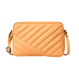 Stylish Quilted Peach Crossbody Bag – Compact & Trendy
