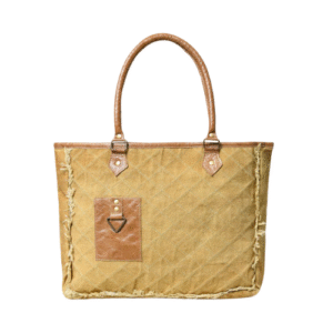 Rustic Mustard Canvas Tote Bag